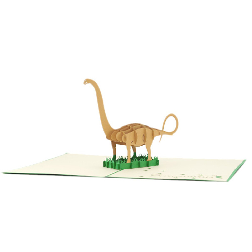 AM17 Buy Wholesale Retail 3d Pop Up Greeting Cards 3d Foldable Customize Birthday Animal Dinosaur Pop Up Card (3)