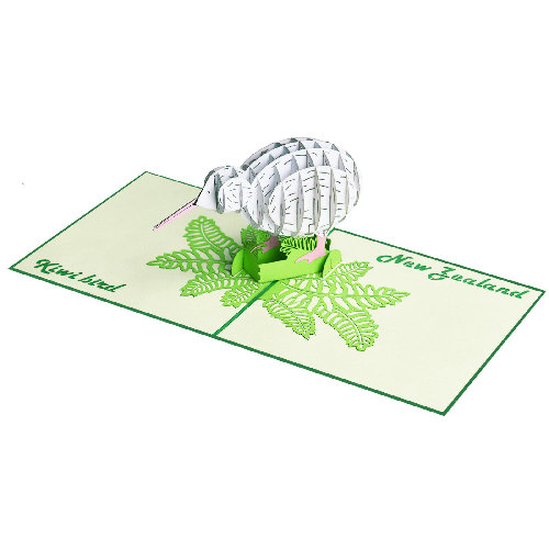 AM34 Buy Wholesale Retail 3d Pop Up Greeting Cards 3d Foldable Customize Animal Kiwi Pop Up Card (4)