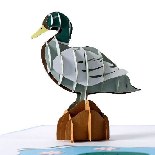 AM47 Buy Wholesale Retail 3d Pop Up Greeting Cards 3d Foldable Customize Animal Duck Wild Goose Pop Up Card (2)