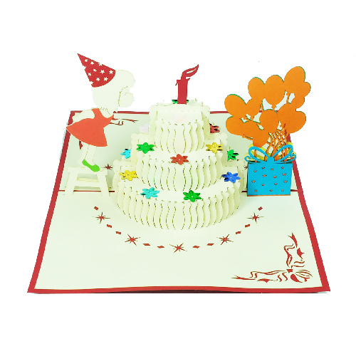 BD04 Buy Wholesale Retail 3d Pop Up Greeting Cards 3d Foldable Customize Birthday Boy Girl Pop Up Card (9)