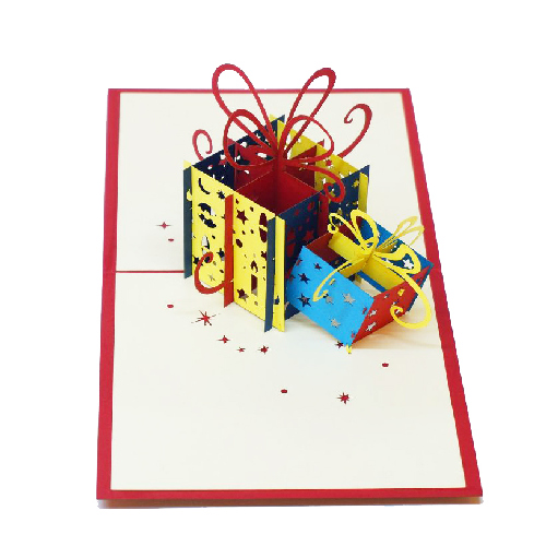 BD14 Buy Wholesale Retail 3d Pop Up Greeting Cards 3d Foldable Customize Birthday Presents Gift Boxes Pop Up Card (4)