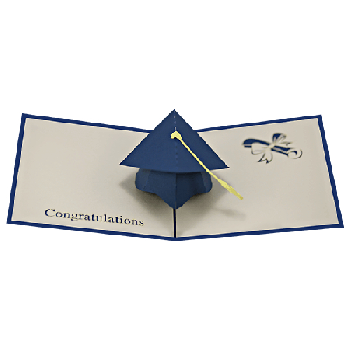 CG01 Buy Custom 3d Pop Up Greeting Cards Congratulations day 3d Foldable Personalized Graduation Pop Up Card (1)