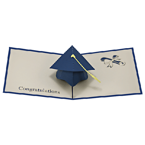 CG01 Buy Custom 3d Pop Up Greeting Cards Congratulations day 3d Foldable Personalized Graduation Pop Up Card (2)