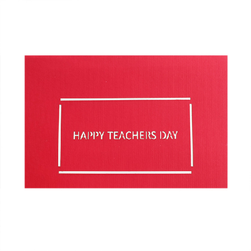 CG13 Buy 3d Pop Up Greeting Cards Congratulations day 3d Foldable Teacher Day Pop Up Card (2)