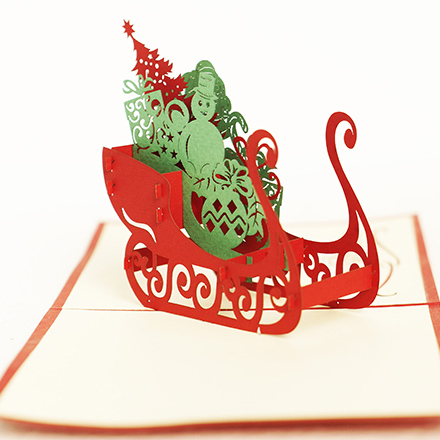 CM15 Buy Wholesale Retail 3d Pop Up Greeting Cards 3d Foldable Customize Christmas Pop Up Card (2)