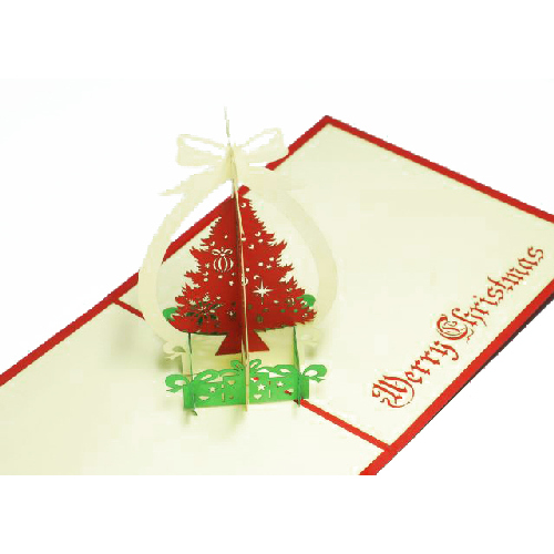 CM16 Buy Wholesale Retail 3d Pop Up Greeting Cards 3d Foldable Customize Christmas Pop Up Card Noel (4)