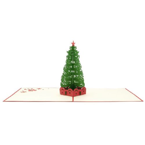 CM30 Buy Wholesale Retail 3d Pop Up Greeting Cards 3d Foldable Customize Christmas Tree Pop Up Card Noel (1)