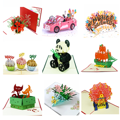 3d Pop Up Occasions Cards