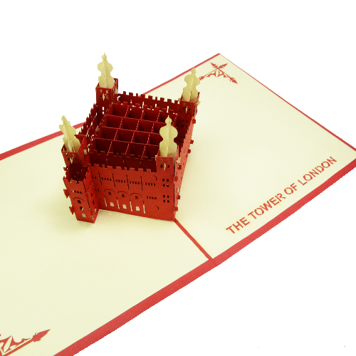 FM21 Buy 3d Pop Up Greeting Cards Famous Construction & Landscape 3d Foldable Pop Up Card London Tower (3)