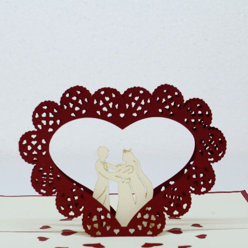 LW07 Buy Custom 3d Pop Up Greeting Cards Love 3d Foldable Personalized Valentine Pop Up Card Wedding Invitation (6)
