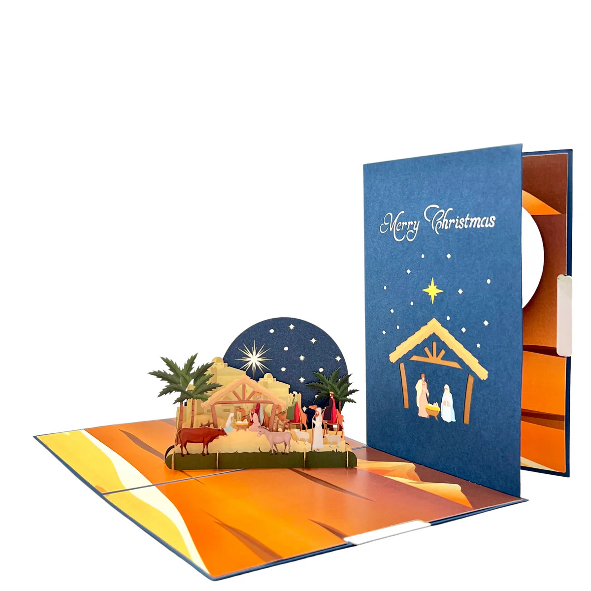 worldpopcards holy night nativity for 3d pop up christmas cards