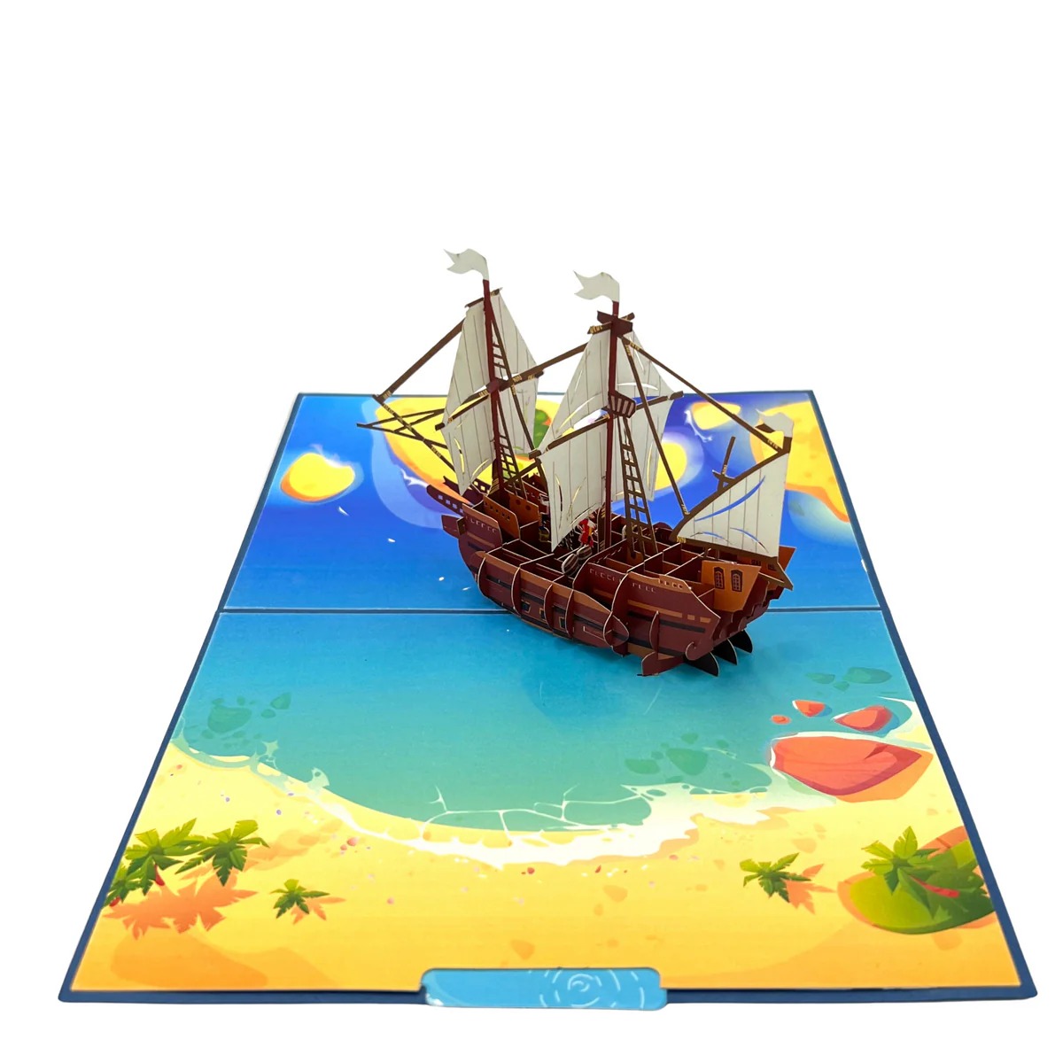worldpopcards the pirate ship for 3d pop up greeting card 1